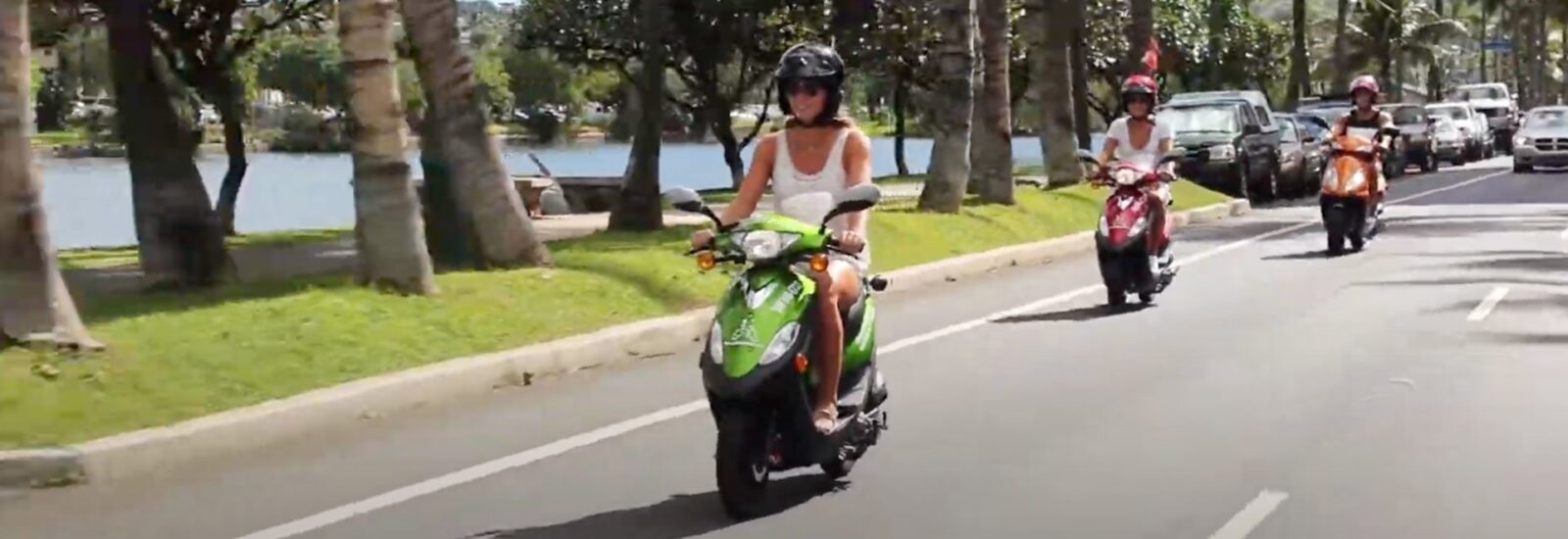 Pearl Harbor Moped  Tour Route