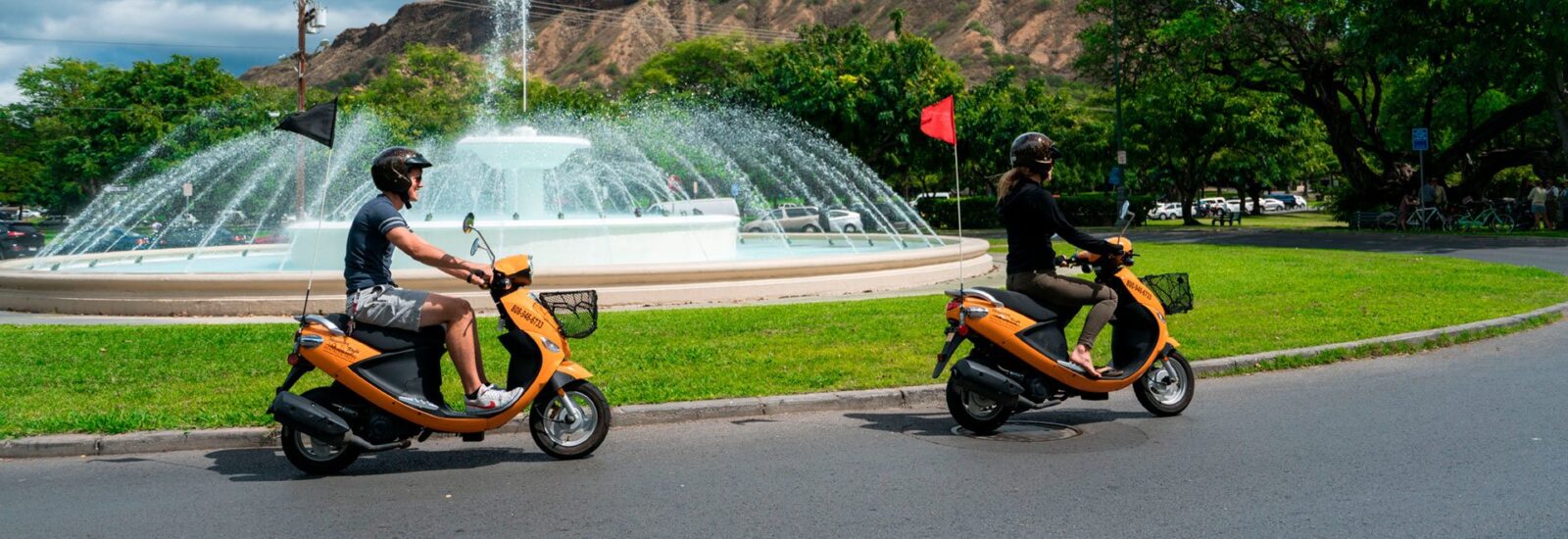 Diamond Head Moped Tour Route