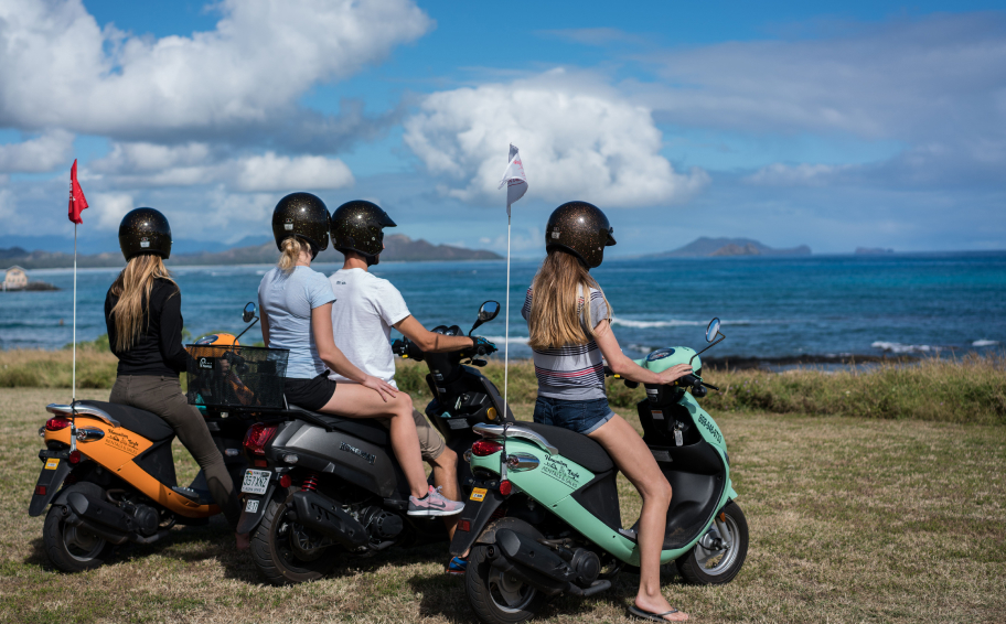 Oahu Moped, Scoot Coupe & Bike Map Tour Routes